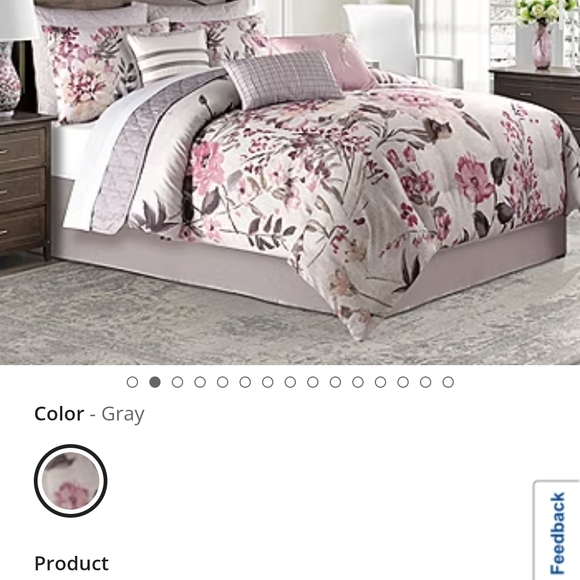 Floral Comforter Set - King, NEW IN BAG - Picture 2 of 4